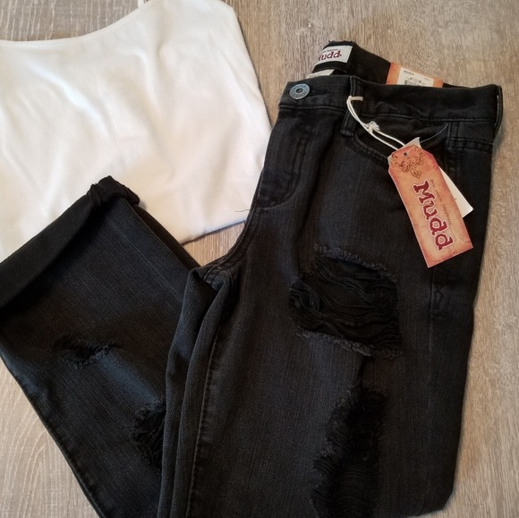 MUDD BLACK JEANS HOLY - Picture 7 of 14